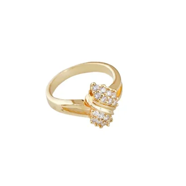 100% 14K Gold Diamond Charm Lady Rings for Women Bohemia Engagement Irregular Aros Mujer Oreja 14 K Gold Jewelry 3