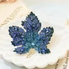 Blue maple leaf