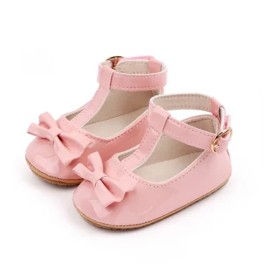 Baby Princess Shoes Hign Quality Soft PU for Newborn Toddler Girl 0-18Months Multiple Color Choices Spring and Summer Party Shoe 2