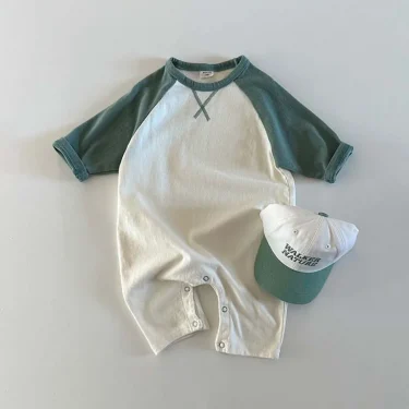New Spring Autumn Baby Bodysuit Soft Cotton Toddler Jumpsuits for Girls Boys Newborn One-Piece Clothes Korea Style Infant Romper 4