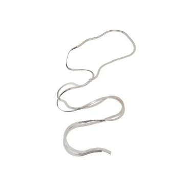 Fashion Metal Long Snake Bone Chain Necklace for Women Hip Hop Silver Color Pull Sweater Chain Necklace Jewelry 2025 New 6