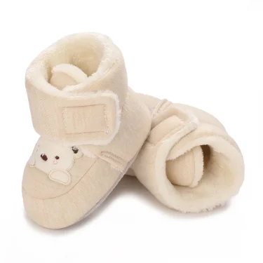 Winter New Cute Cartoon Baby Booties Boy Girl Boots Cotton Soft-Sole Non-Slip Warm Toddler First Walkers Infant Crib Shoes 6