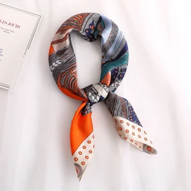 Scarf Women Silk Satin Women Luxury Scarf Foulard Laven Official Store Bandana Silk Scarves Scarf for Women Neckerchief WJ002 6