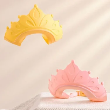 Shampoo Shield Bath Head Cover Baby Shower Cap Adjustable Hair Wash Hat for Newborn Infant Ear Protection 3