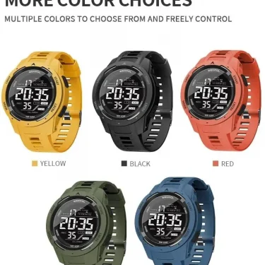 WECOOL Brand Sport Digital 50M Waterproof LED Back Light Alarm Clock Multifunction Watch W-616 Watch 6