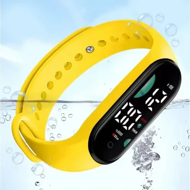 Sports Watch Electronic LED Digital Wristwatch for Women Fashion Casual Simple Silicone Touch Waterproof Bracelet Clock 2