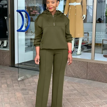 CM.YAYA Long Sleeve Women Set Loose Long Sleeve Hoodies Pant Suits 2024 Spring 2 Two Piece Sets Sporty Tracksuits Street Outfits 2