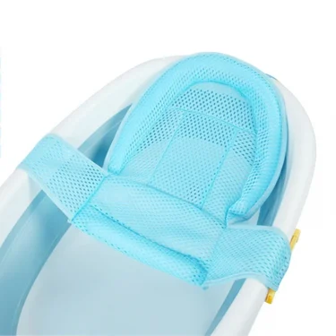 Baby Bath Mat Newborn T-Net Adjustable Newborn Bath Net Bath Protector Bath Accessories Baby Products Foldable Bath And Shower 2