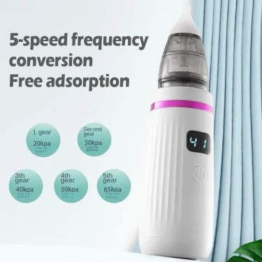 3-in-1 Electric Nasal Aspirator Baby Absorber Equipment Silent Utensils Obstruction Rhinitis Cleaner New Born Items Care Tools 2