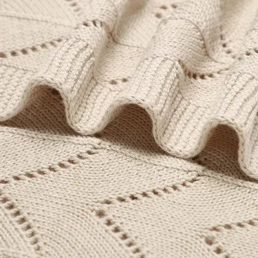 Baby Blankets Newborn 100%Cotton Knitted Infant Boys Girls Stroller Swaddle Wrap Super Soft Toddler Kids Bedding Blankets 100*80 4