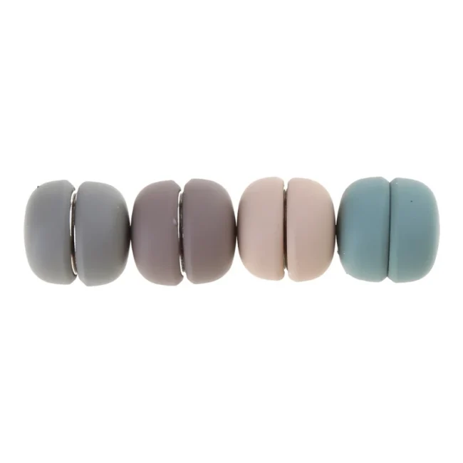R2LE 4Pcs/set Round Hijab Pins Muslim Multi-Use Magnet Scarf Brooch Clip Safe Hijab Pins Jewelry Gifts for Women Girl Teen 4