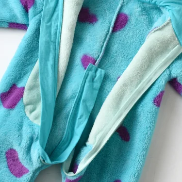 Toddler Baby Thicken Fleece Rompers Cartoon Animal Horn Hooded Jumpsuit Warm Kids Winter Outerwear Infant Playsuits Clothes 4