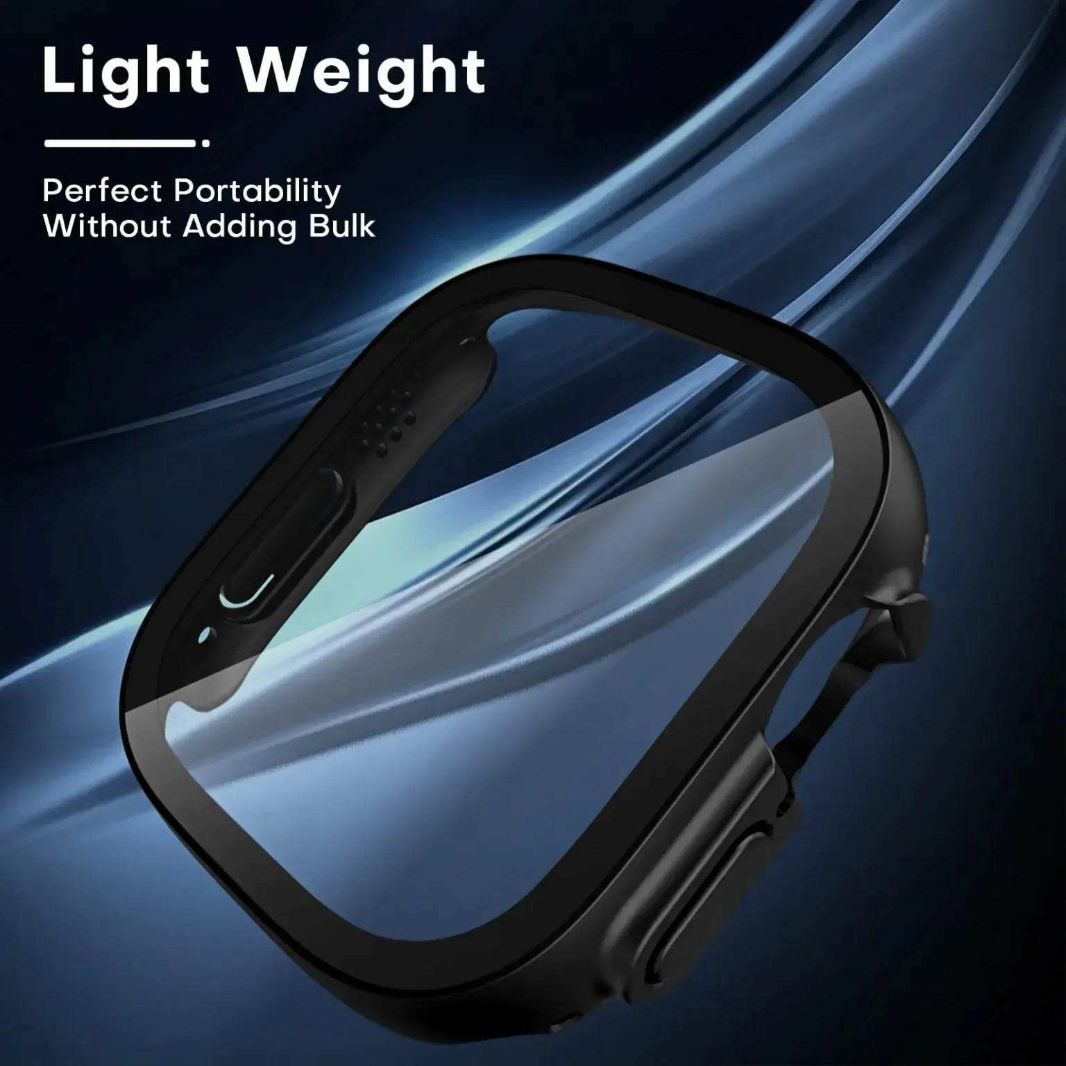 Glass+case For Apple Watch Ultra 2 case 49mm smartwatch PC Bumper+Screen Protector Tempered Cover iwatch series band Accessories 4