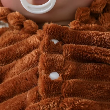 2Pcs Baby Boys Fall/Winter Long Sleeve 1-3Y fleece Solid Suit Warm Hoodie Cute Outdoor Wear Set 4