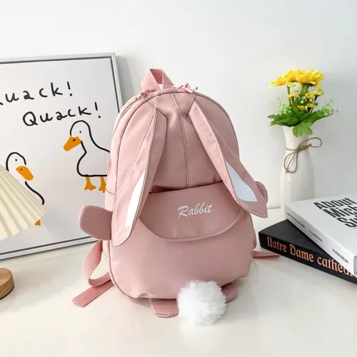 New Cartoon Cute School Bag Children's Bunny Backpack Korean Version Of The Children's Lightweight Backpack For Kindergarten 3