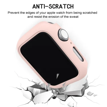 Fashion Matte Protective Case for Apple Watch SE Cover 7 6 5 4 3 PC Bumper 41mm 44mm 38mm 42mm 45mm Hard Shell for iWatch Frame 4