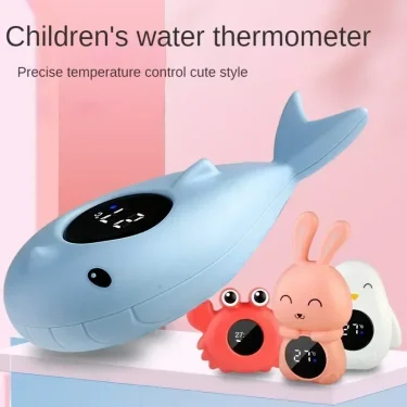 Baby Bath Temperature Meter Floating Digital Water Baby Bath Temperature Meter LED Display Temperature Tester Safety Cartoon 2