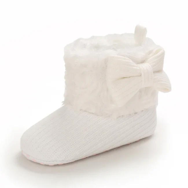 0-18M Boots For Newborn Baby Girl Snow Boots Winter Thermal Shoes Plush Ankle Boots Winter Baby Boys And Girls Thermal Shoes 5