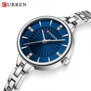CURREN 9097 Women's Casual Quartz Watch Elegant Simple Design Waterproof Stainless Steel Strap Fashion Business Wristwatch Lady 1