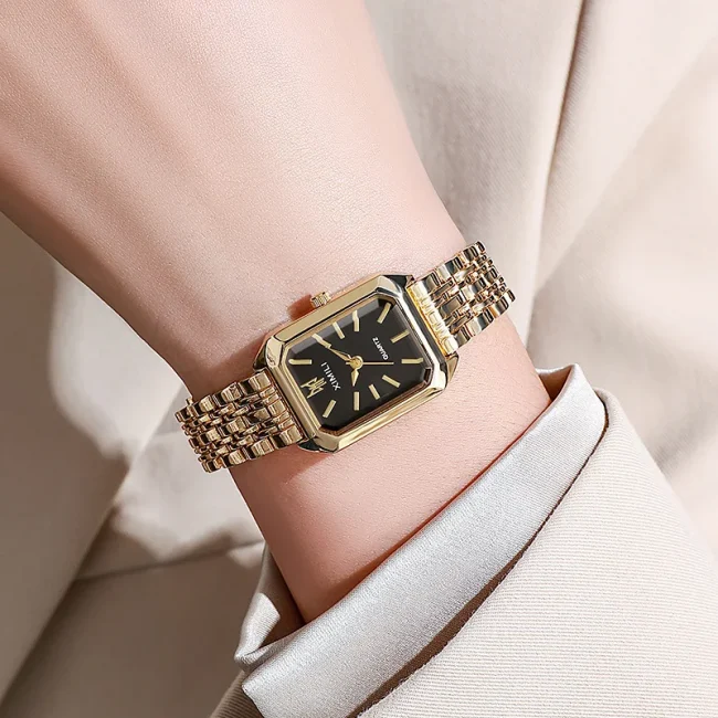 Luxury Brand Watch Women Stainless Steel Strap Fashion Gift Quartz Wristwatch Student Simple Square Quartz Watches Dropshipping 3