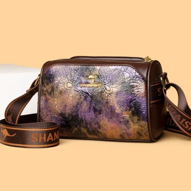 Luxury Printing light Leather Female Messenger bag Purses Designer Women Handbag High-quality Shoulder Crossbody Bags Bolsos 2