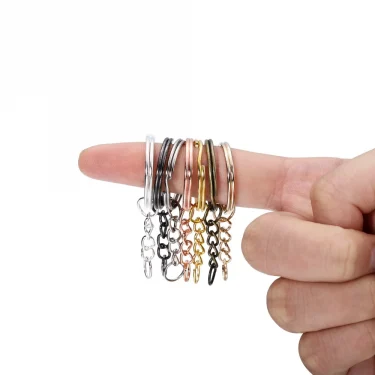 20/50Pcs Key Ring Key Chain Round Split Keyfob Keyrings With Jump Ring For Keychain Pendants DIY Jewelry Making Accessories 4