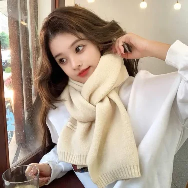 Men Women Scarf Bib Thermal Neck Warmer Thickening Windproof Winter Scarves Fashion Snap Fastener Ski Motorcycle Scarf Unisex 3