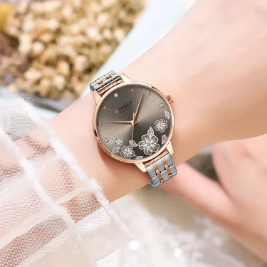 CURREN Brand Fashion Women Watches Stainless Steel Ultra Thin Quartz Watch Woman Romantic Clock Women's Watches Montre Femme 5