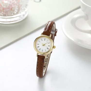 Women Temperament Roman Scale Quartz Watch New Lady Fashion Belt Wristwatch 3
