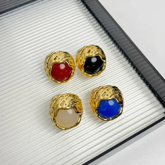 Fashion Jewelry Pretty Design Geometric Big Rings For Women Female Gifts Hot Sale Finger Accessories 2024 Trend New 4