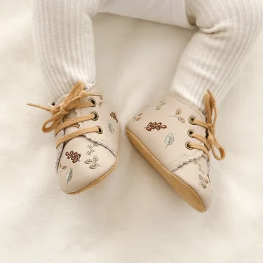 Baby Booties Newborn Infant Unisex Baby Girls Boys Velvet Rubber Anit-Slip Sole Shoes Toddler Fleece Cozy Winter Warm Prewalker 3