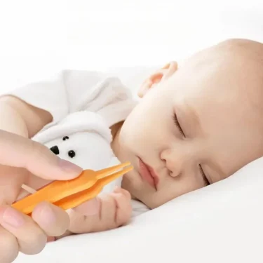Baby Nose Cleaning Tweezers Infant Ear Nose Navel Clean Tool Safe Baby Dig Booger Clips Snot Removal Newborn Cleaning Supplies 3