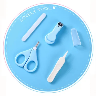 Multi-Piece Baby Health Hygiene Kit Grooming And Health Care Groups Baby Care Nail Cutter Scissors Suit Newborn Cleaning Tools 5