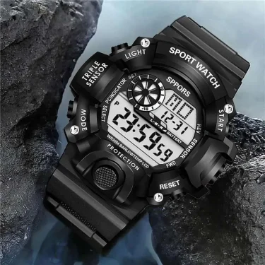 Men's LED Digital Watch Men Sport Watches Fitness Electronic Watch Multifunction Military Sports Watches Clock Kids Gifts 3