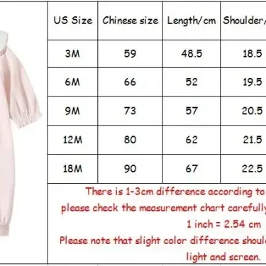 Baby Rompers Girls Newborn Clothes Cotton Embroidery Jumpsuits for Newborn Babies Clothing 0-18M 2 Color 6