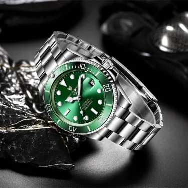 2025 LIGE New Watch Men Automatic Mechanical Tourbillon Clock Fashion Sport Diving Watch 100ATM Waterproof Luminous Watches Mens 4