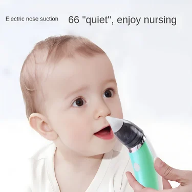 Electric Toddler Snot Aspirators Automatic Newborns Nasal Cleaner Rechargeable Detachable Anti-reflux for Newborn Baby Nursing 2