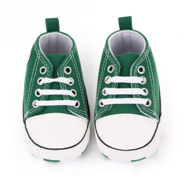 New Baby Shoes Boys Girls Classic Canvas Casual Sneakers Newborn First Walker Toddler Soft Sole Non-Slip Walking Shoes D2486 6