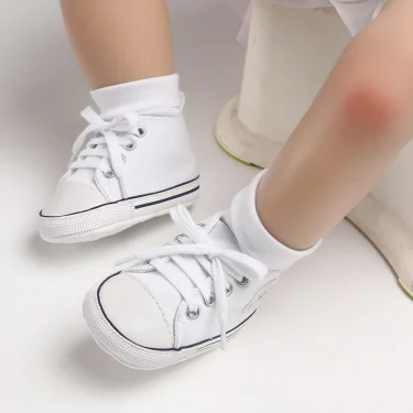 Infant Toddler Anti-slip Baby Shoes Baby Canvas Classic Sneakers Newborn Star Sports Shoes Baby Boys Girls First Walkers Shoes 1