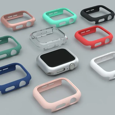 Fashion Matte Protective Case for Apple Watch SE Cover 7 6 5 4 3 PC Bumper 41mm 44mm 38mm 42mm 45mm Hard Shell for iWatch Frame 1