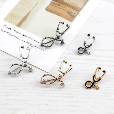 30 Styles Medical Enamel Brooch Syring Heart Stethoscope Pins for Nurse Doctor Cartoon Lovely Backpack Lapel Badge Jewelry Gifts 6