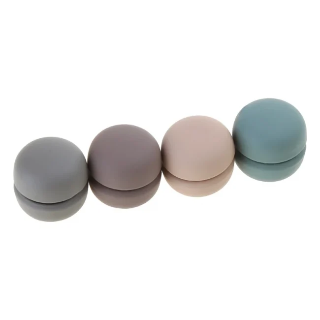 R2LE 4Pcs/set Round Hijab Pins Muslim Multi-Use Magnet Scarf Brooch Clip Safe Hijab Pins Jewelry Gifts for Women Girl Teen 5