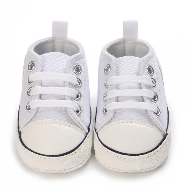 0-18 Months Newborn Baby Shoes Classic Fashion Casual Sports Shoes for Boys and Girls Non slip Soft Sole Walking Shoes 2