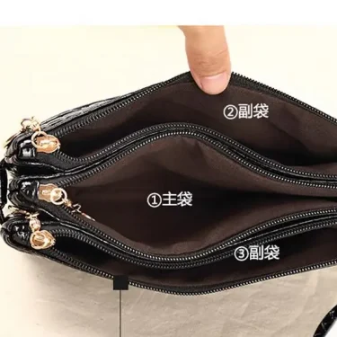 New Production 7 Color Women Messenger Bag Fashion Women Handbag Women Clutch Wallet PU Leather Bag 3
