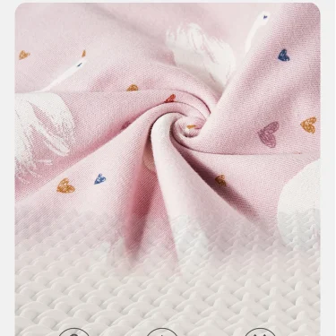 Newborn Raised Hand Anti-shock Cotton cartoon Swaddle Blanket New Born Baby Items Baby Swaddles 5