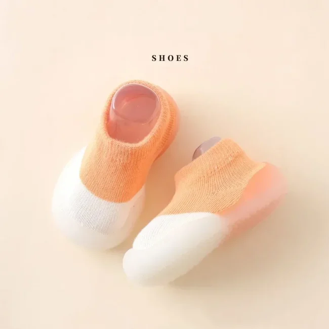 Baby Socks Shoes Infant Color Matching Cute Kids Boys Shoes Doll Soft Soled Child Floor Sneaker BeBe Toddler Girls First Walkers 5