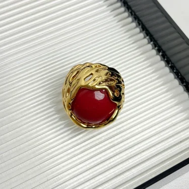 Fashion Jewelry Pretty Design Geometric Big Rings For Women Female Gifts Hot Sale Finger Accessories 2024 Trend New 5
