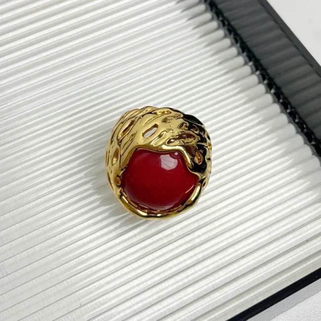 Fashion Jewelry Pretty Design Geometric Big Rings For Women Female Gifts Hot Sale Finger Accessories 2024 Trend New 5