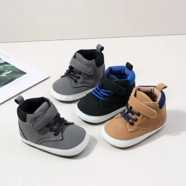 Baby Shoes High Quality Soft PU Spring and Autumn Style for Newborn Toddler Prewalking Sport Sneaker 2024 New Fashion BHX3192 6