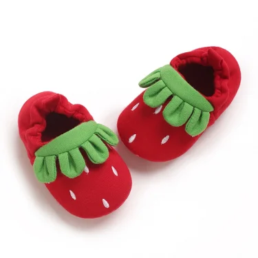 New Baby Casual Shoes Cute and Sweet Strawberry Baby Shoes Soft Sole Comfortable and Non slip Baby Walking Shoes 1
